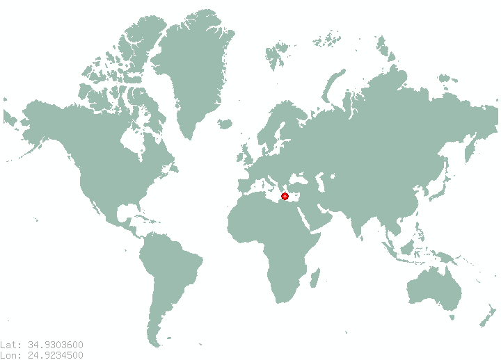 Lentas in world map